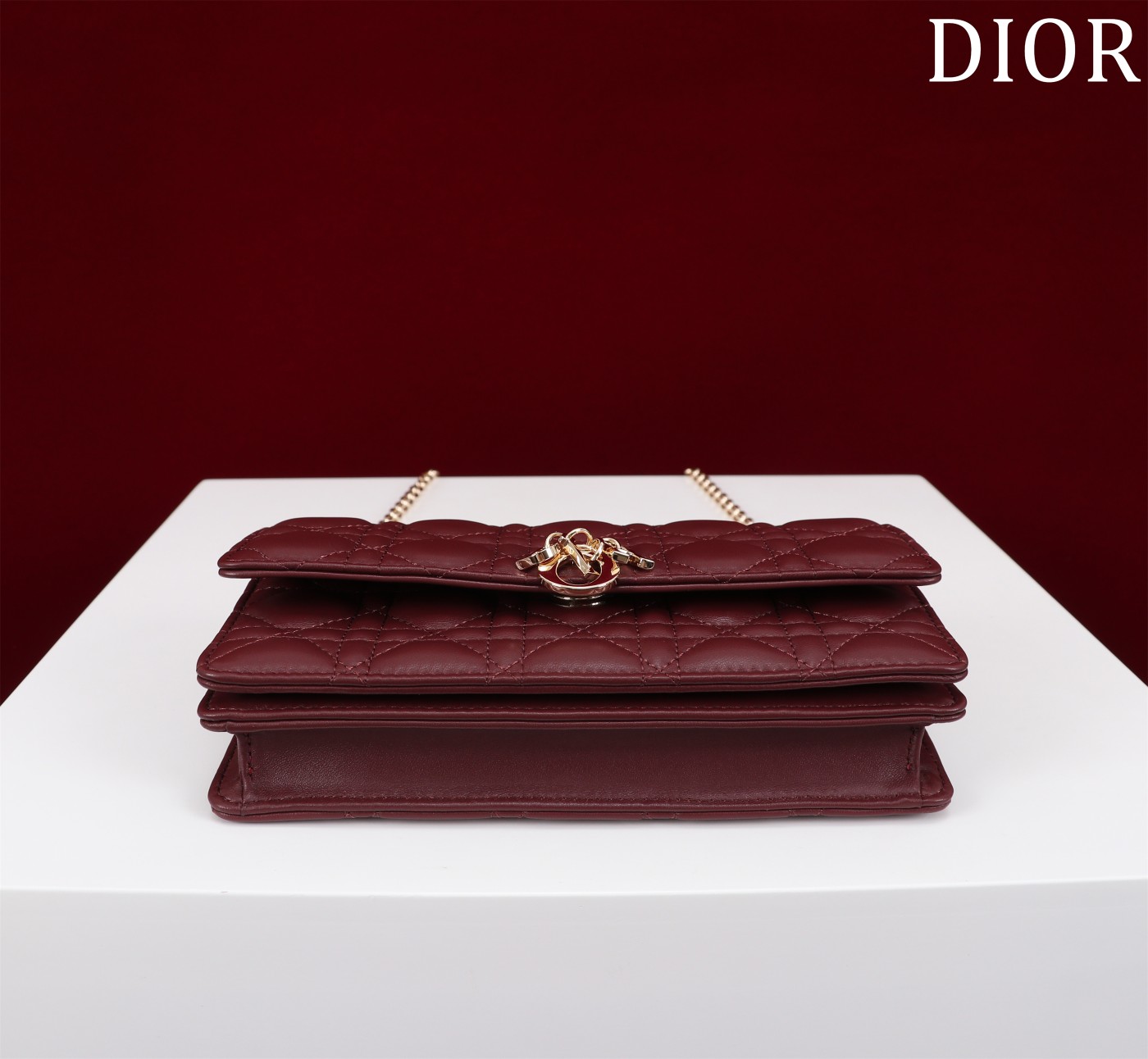 My Dior Mini Bag Bordeaux Cannage Lambskin